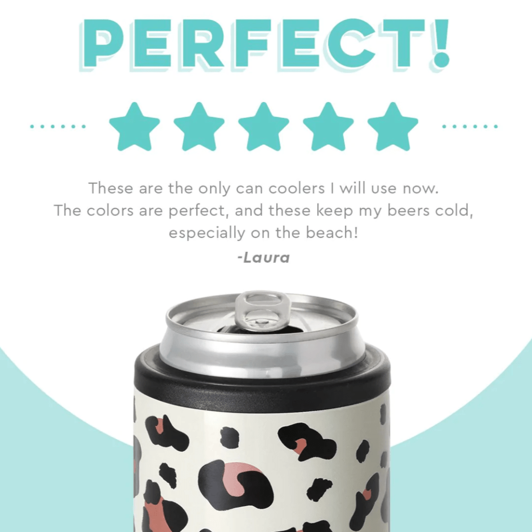 Swig Tumbler Swig Luxy Leopard Skinny Can Cooler (12oz)