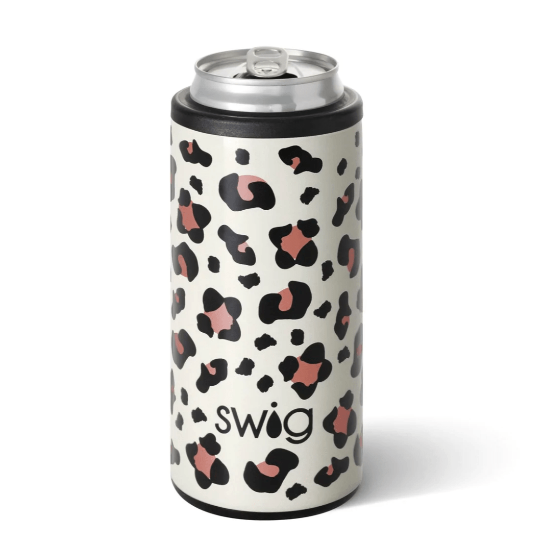 Swig Tumbler Swig Luxy Leopard Skinny Can Cooler (12oz)