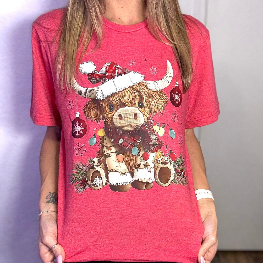 A very merry highland cow Christmas