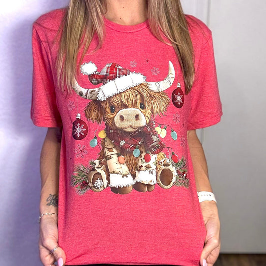 A very merry highland cow Christmas