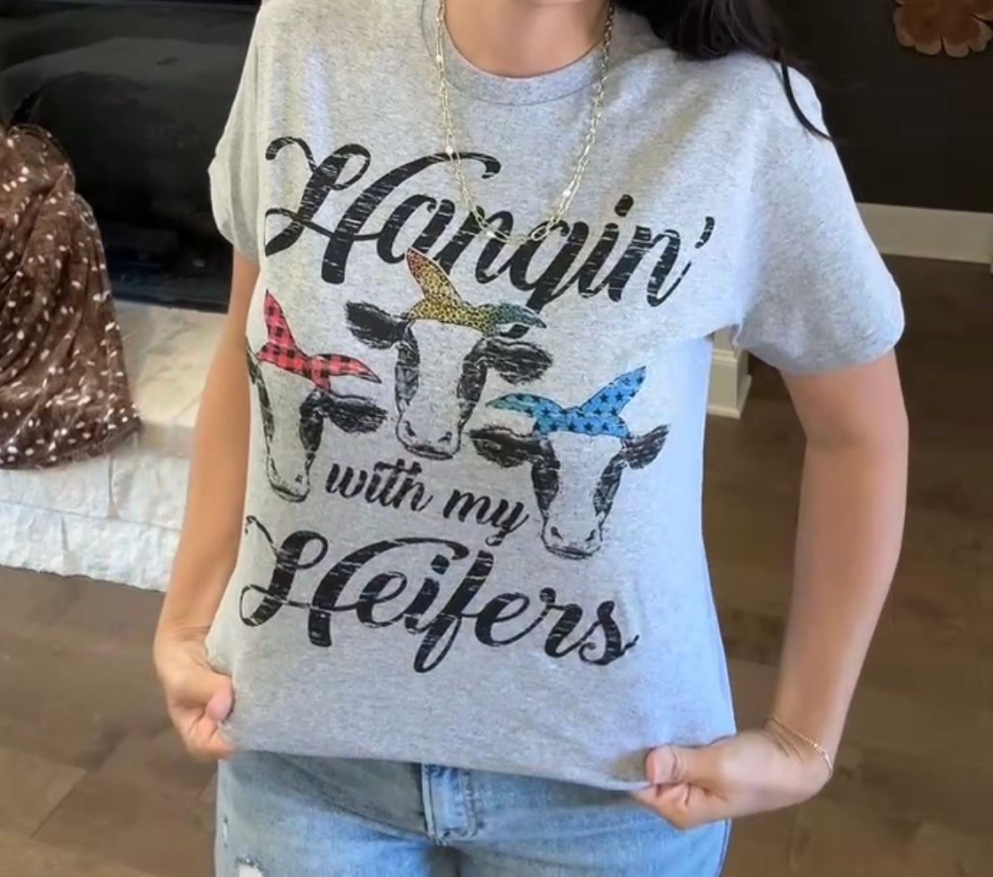 Hangin’ With My Heifers Graphic Tee