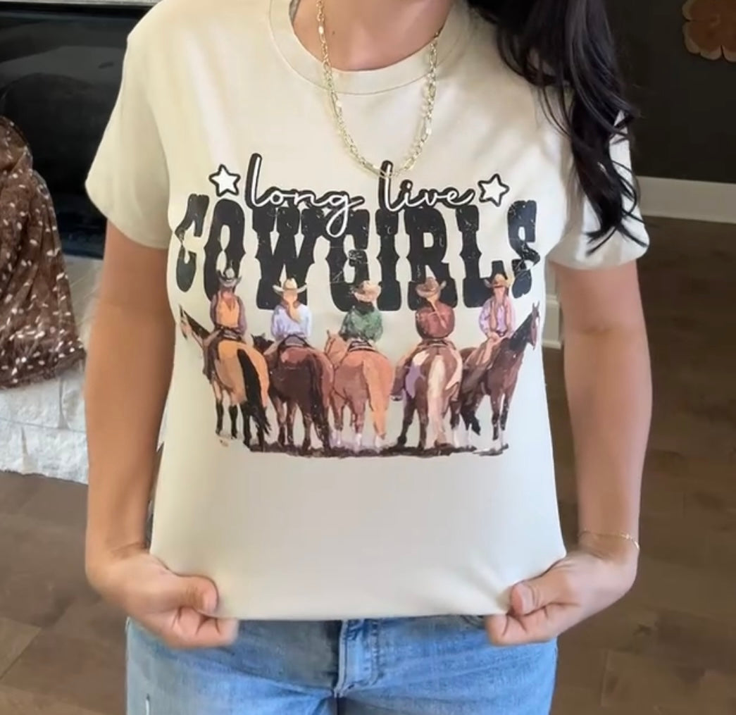 Long Live Cowgirls Graphic Tee