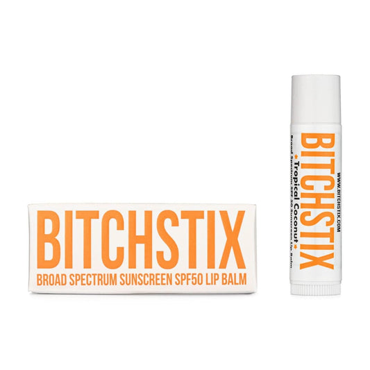 BITCHSTIX Apparel & Accessories > Clothing > Shirts & Tops Tropical Coconut SPF30 Lip Balm