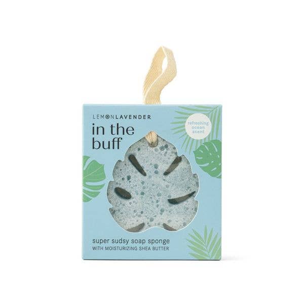 DM Merchandising Lemon Lavender In The Buff Super Sudsy Soap Sponge
