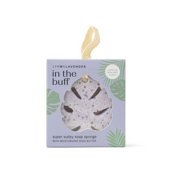 DM Merchandising Lemon Lavender In The Buff Super Sudsy Soap Sponge
