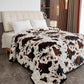 Envy Stylz Boutique Blanket Brown Cow Oversized Blanket  82"x90"