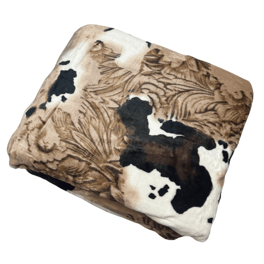 Envy Stylz Boutique Blanket ZAntwon Cowhide Lightweight Throw 60"x80"