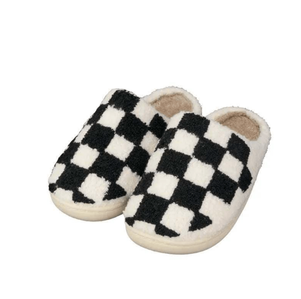 Envy Stylz Boutique Checker Slippers