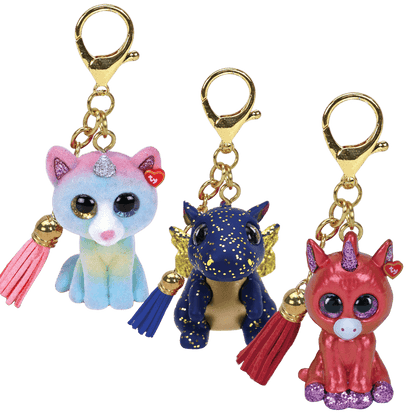 Envy Stylz Boutique keychain Saffire (2) Ty Mini Boo Clips