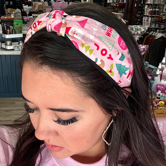 Envy Stylz Boutique Pink Christmas Headband