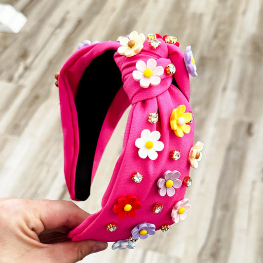 Envy Stylz Boutique Pink Flower Headband