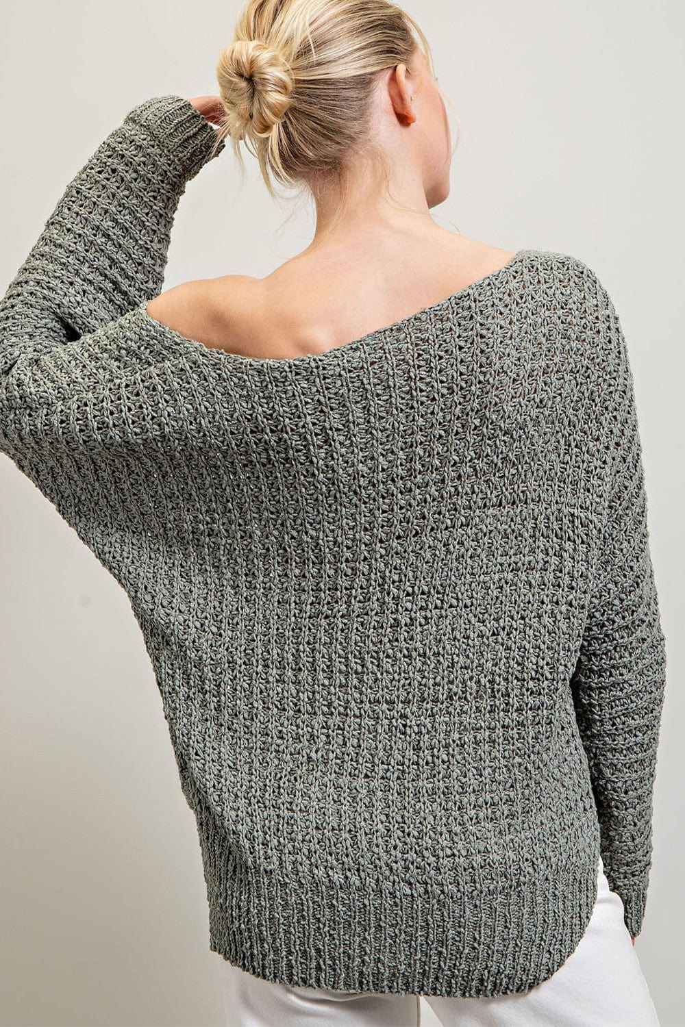 Envy Stylz Boutique Sage Knit Sweater