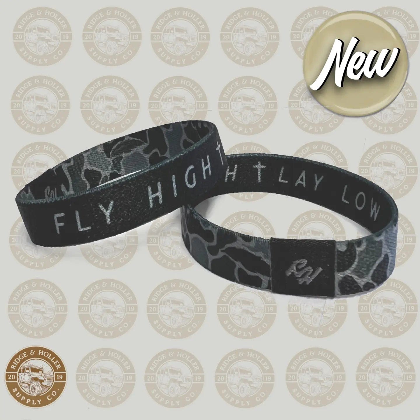 Envy Stylz Boutique Women - Accessories - Bracelet Fly High Lay Low Camo Bracelet Black