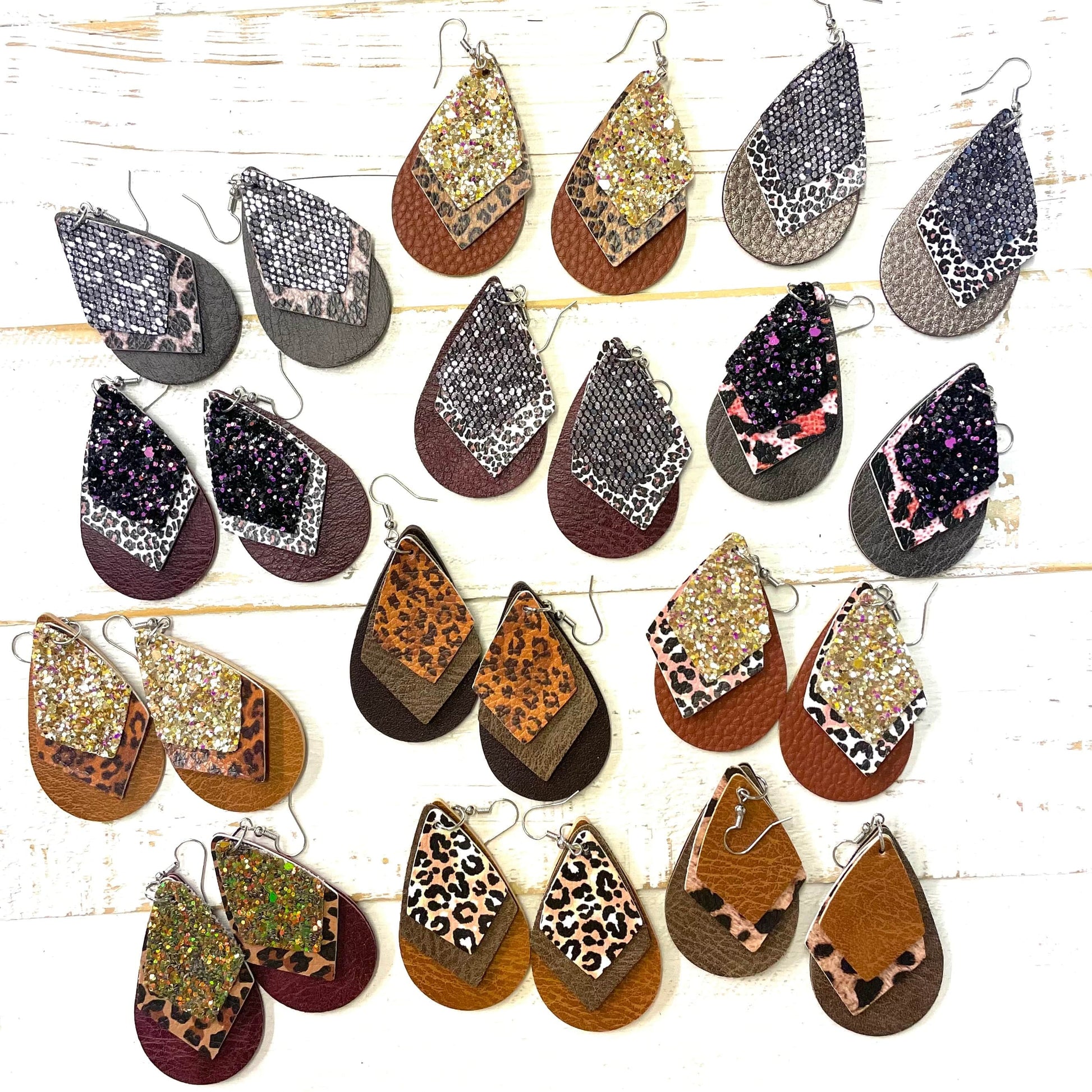 Envy Stylz Boutique Women - Accessories - Earrings Teardrop Fancy Leopard Mystery Earrings