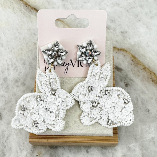 Envy Stylz Boutique Women - Accessories - Earrings Beaded Bunny Easter Earrings