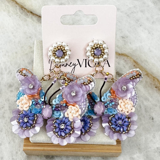 Envy Stylz Boutique Women - Accessories - Earrings Beaded Butterfly Earrings
