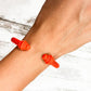 Envy Stylz Boutique Women - Accessories - Earrings Orange Corded Bangle Bracelet