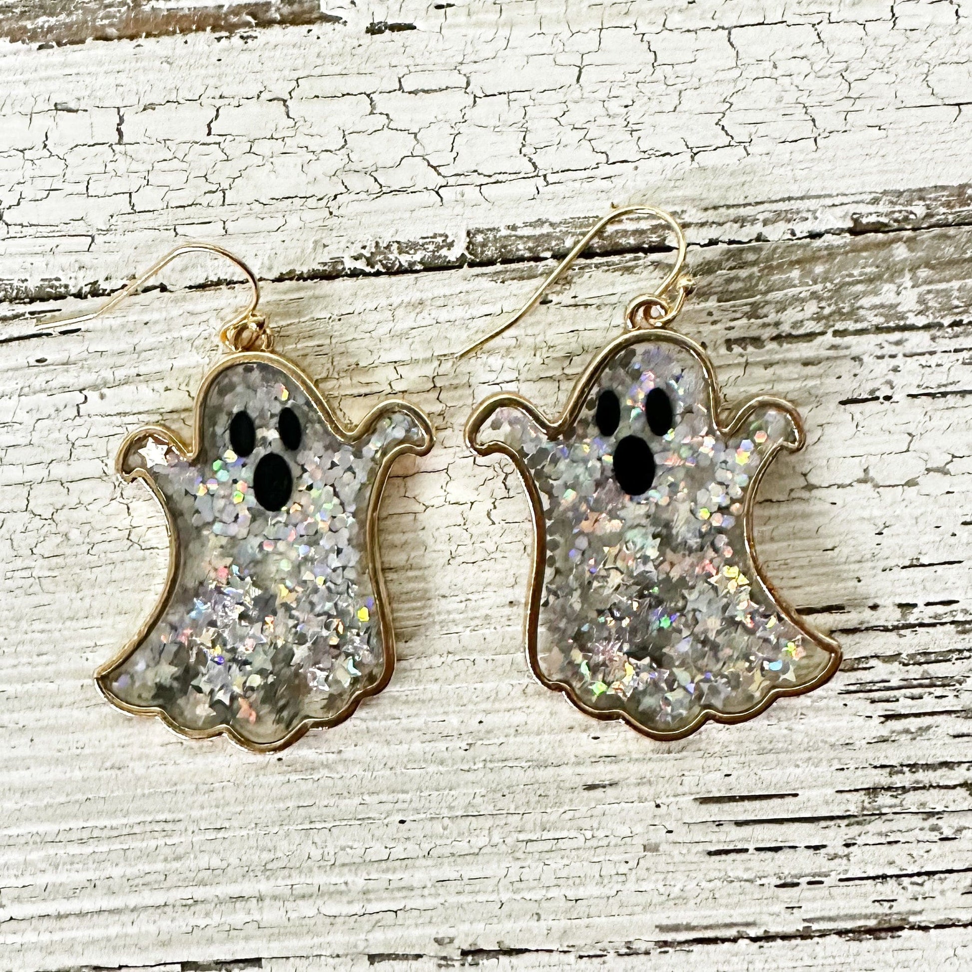 Envy Stylz Boutique Women - Accessories - Earrings Ghost Glitter Dangle Earrings