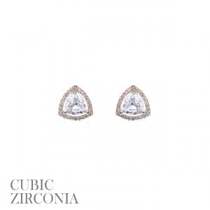 Envy Stylz Boutique Women - Accessories - Earrings Gold Diamond Halo Earrings