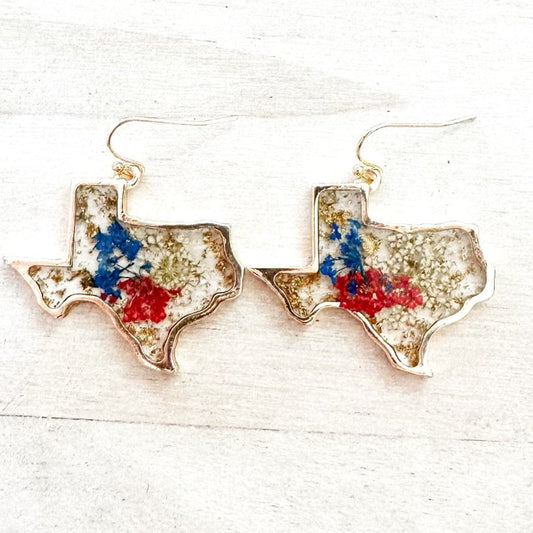 Envy Stylz Boutique Women - Accessories - Earrings Large Gold Texas Dangle Earrings