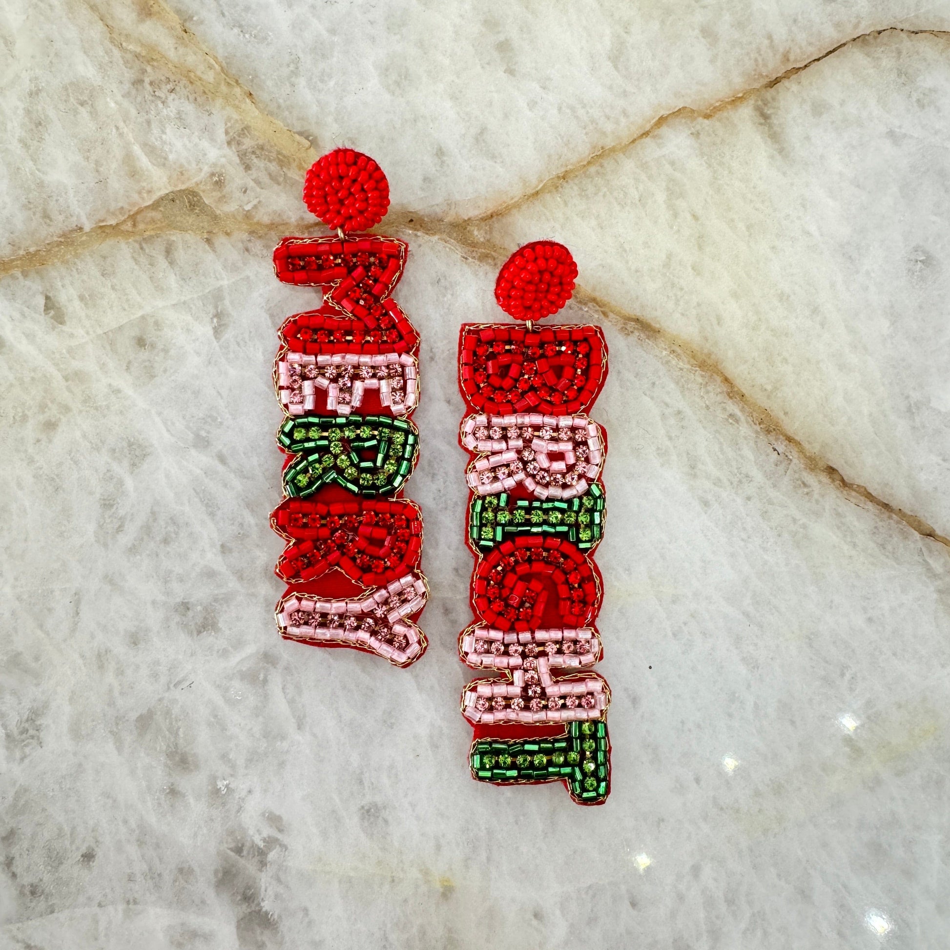 Envy Stylz Boutique Women - Accessories - Earrings Merry & Bright Beaded Earrings