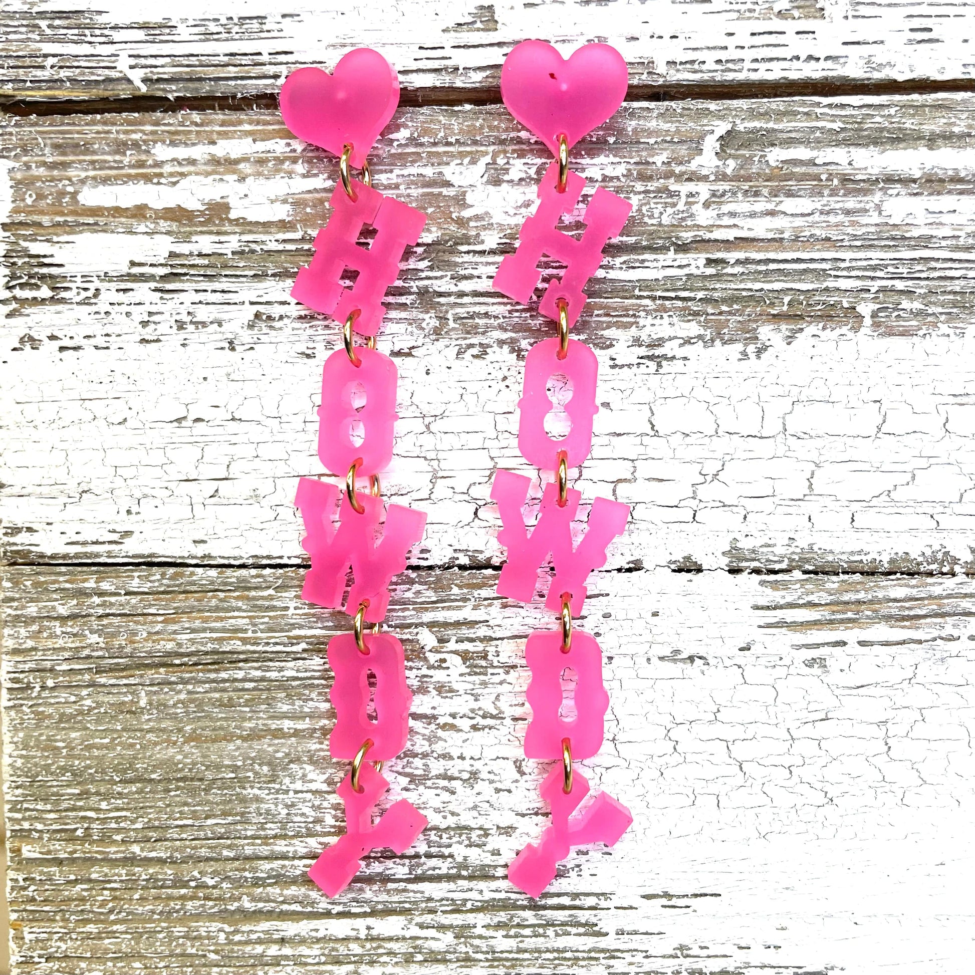 Envy Stylz Boutique Women - Accessories - Earrings Pink Howdy Earrings