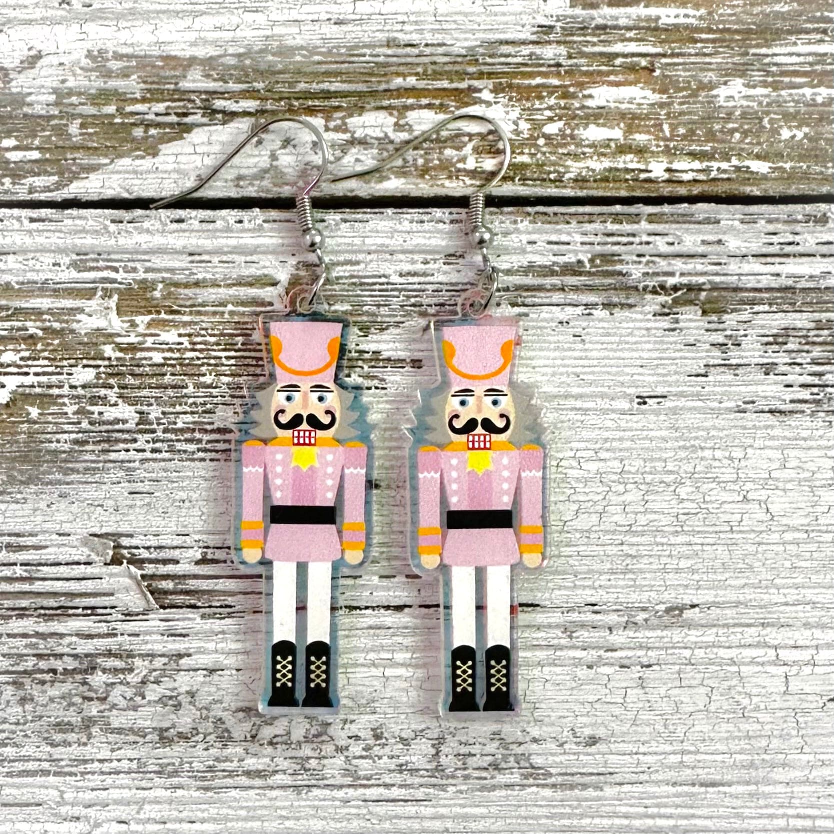 Envy Stylz Boutique Women - Accessories - Earrings Pink Nutcracker Earrings