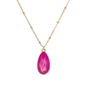 Envy Stylz Boutique Women - Accessories - Earrings Pink Pendant Necklace
