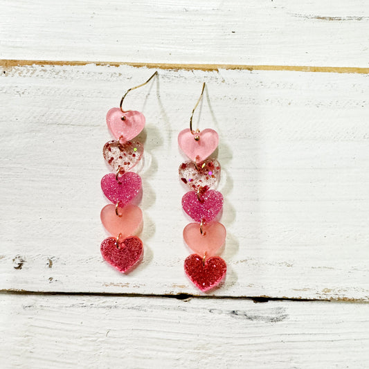 Envy Stylz Boutique Women - Accessories - Earrings Pinky Heart Dangle Earrings