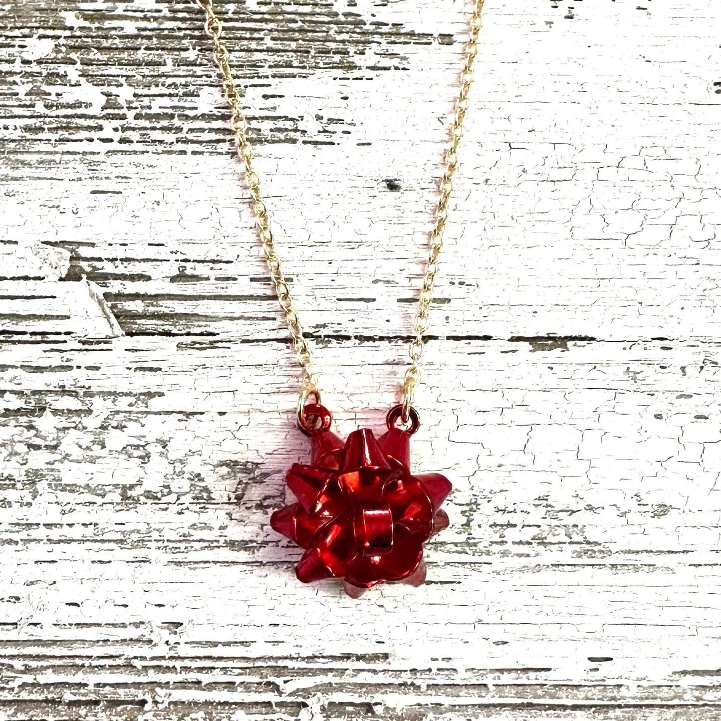 Envy Stylz Boutique Women - Accessories - Earrings Red Bow Necklace