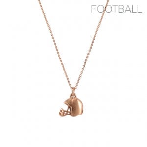 Envy Stylz Boutique Women - Accessories - Earrings Rose Gold Football Necklace