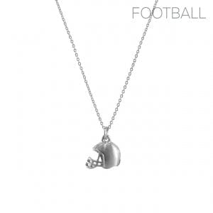 Envy Stylz Boutique Women - Accessories - Earrings Silver Football Necklace