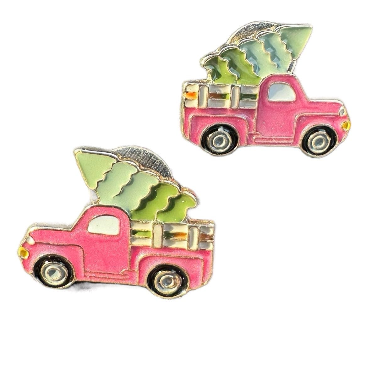 Envy Stylz Boutique Women - Accessories - Earrings Truck and Tree Christmas Stud Earrings