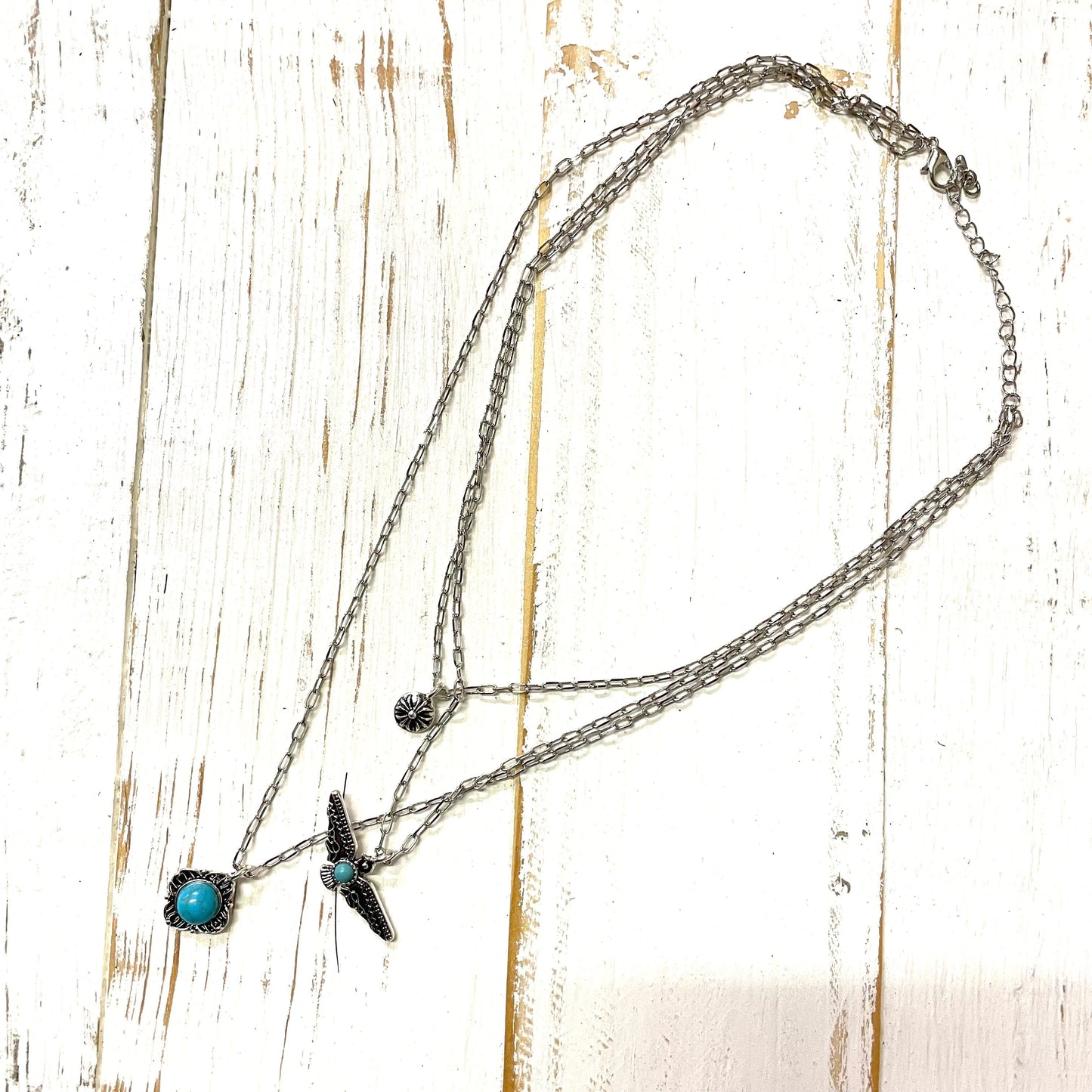 Envy Stylz Boutique Women - Accessories - Necklace Turquoise Thunderbird Necklace