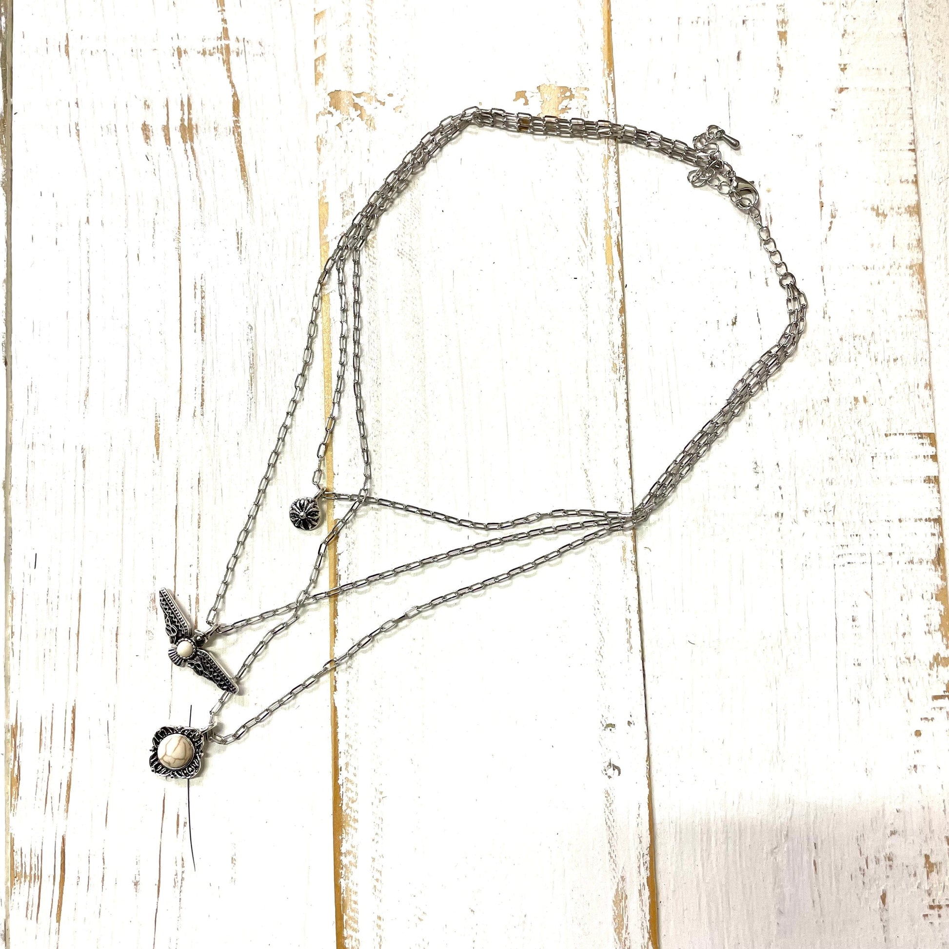 Envy Stylz Boutique Women - Accessories - Necklace White Thunderbird Necklace