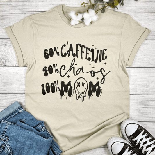 Envy Stylz Boutique Women - Apparel - Shirts - T-Shirts 60% Caffiene 40% Chaos Graphic T-shirt