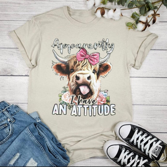 Envy Stylz Boutique Women - Apparel - Shirts - T-Shirts Apparently I Have An Attitude Graphic Tee