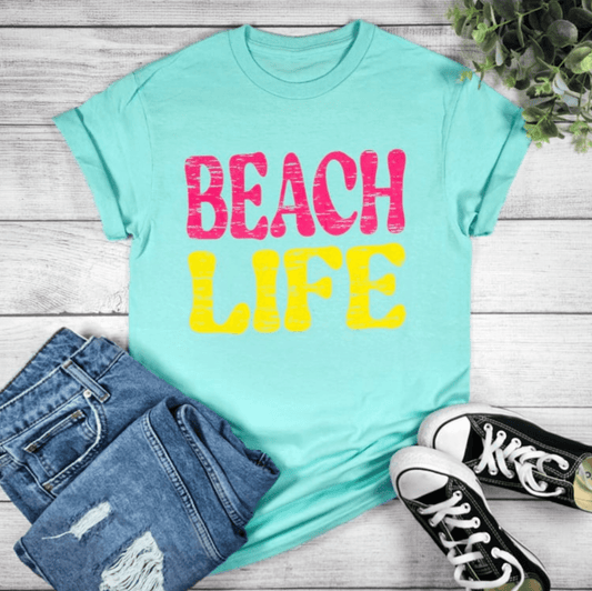 Envy Stylz Boutique Women - Apparel - Shirts - T-Shirts Beach Life Graphic T-shirt