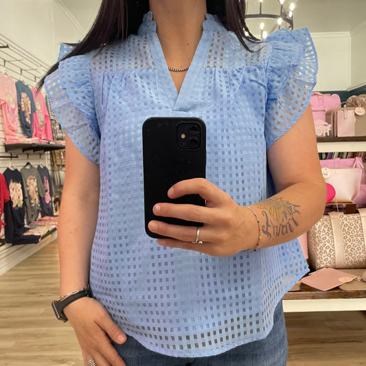 Envy Stylz Boutique Women - Apparel - Shirts - T-Shirts Blue Craze Blouse