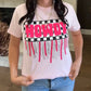 Envy Stylz Boutique Women - Apparel - Shirts - T-Shirts Checked Pink Howdy Graphic Tee