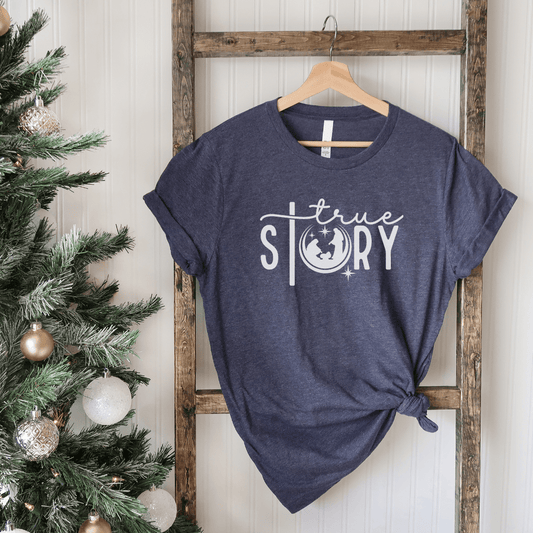 Envy Stylz Boutique Women - Apparel - Shirts - T-Shirts *CHRISTMAS IN JULY PRE ORDER* True Story Soft Graphic Tee