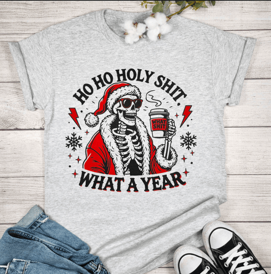 Envy Stylz Boutique Women - Apparel - Shirts - T-Shirts HO HO HOLY SH*T Christmas Graphic T-shirt