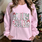 Envy Stylz Boutique Women - Apparel - Shirts - T-Shirts Holly Jolly Bow Patterns Graphic Crewneck