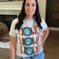 Envy Stylz Boutique Women - Apparel - Shirts - T-Shirts Howdy Turquoise Graphic Tee