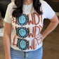 Envy Stylz Boutique Women - Apparel - Shirts - T-Shirts Howdy Turquoise Graphic Tee