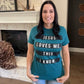 Envy Stylz Boutique Women - Apparel - Shirts - T-Shirts Jesus Loves Me This I Know Graphic Tee