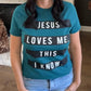 Envy Stylz Boutique Women - Apparel - Shirts - T-Shirts Jesus Loves Me This I Know Graphic Tee