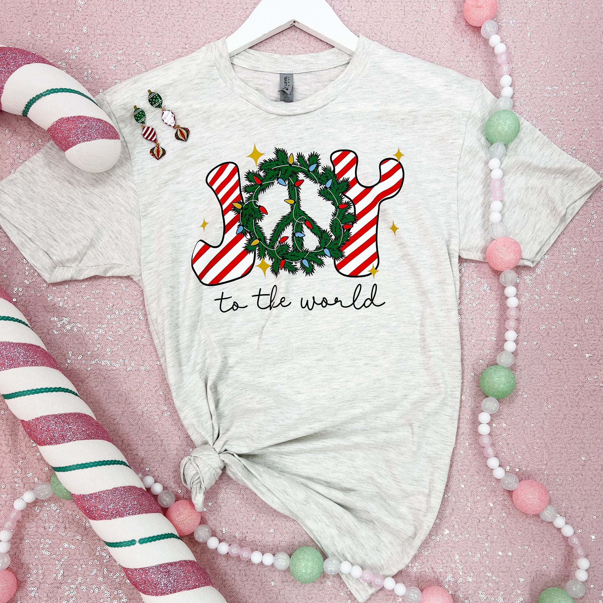Envy Stylz Boutique Women - Apparel - Shirts - T-Shirts Joy To The World Soft Graphic Tee