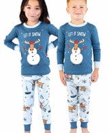 Envy Stylz Boutique Women - Apparel - Shirts - T-Shirts Let it Snow-4T Lazy One Kid Pajamas