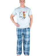 Envy Stylz Boutique Women - Apparel - Shirts - T-Shirts Lazy One Men Let it Snow Pj Top